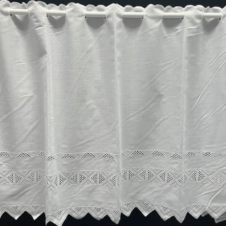 2,5 meter valletje nr.235 wit 57cm hoog