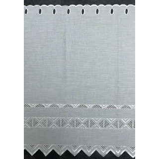 2,5 meter valletje nr.235 wit 57cm hoog