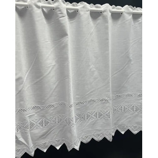 2,5 meter valletje nr.235 wit 57cm hoog