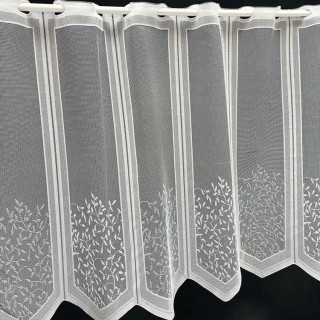 Valletje nr. 468 wit hoogte 60cm | Vitrage valletjes