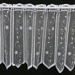 Valletje nr. 548 wit transparant 48cm hoog