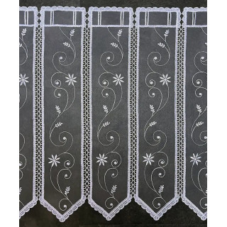 Valletje nr. 548 wit transparant 48cm hoog