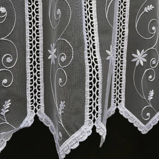 Valletje nr. 548 wit transparant 48cm hoog