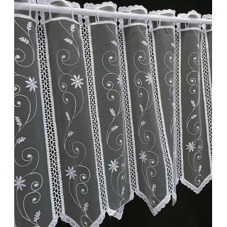 Valletje nr. 548 wit transparant 48cm hoog