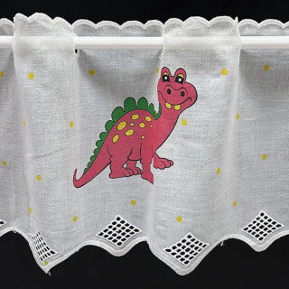 Valletje nr.308 wit met dinosaurus 27cm hoog