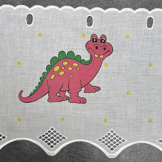 Valletje nr.308 wit met dinosaurus 27cm hoog