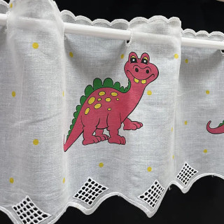 Valletje nr.308 wit met dinosaurus 27cm hoog