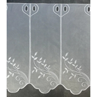 Valletje nr.581 wit 46cm hoog transparant