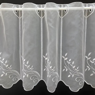 Valletje nr.581 wit 46cm hoog transparant