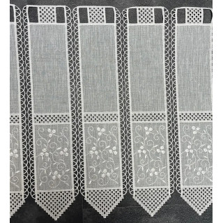 Valletje nr.554 offwhite 45cm hoog | Valletjes gordijn