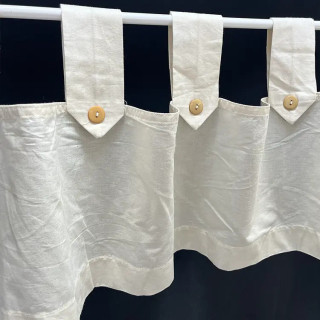 Lussenvalletje nr.284 ecru 36cm hoog