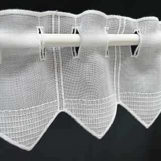 Valletje nr.483 hoogte 14cm wit | Korte gordijntjes