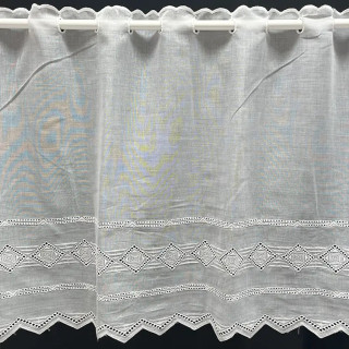 Valletje nr.237 wit hoogte 46cm | Valletjes gordijnen