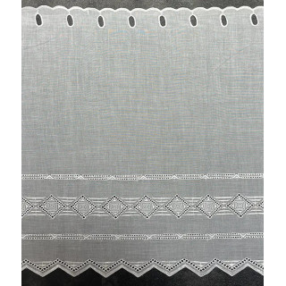 Valletje nr.237 wit hoogte 46cm | Valletjes gordijnen