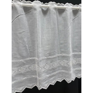 Valletje nr.237 wit hoogte 46cm | Valletjes gordijnen