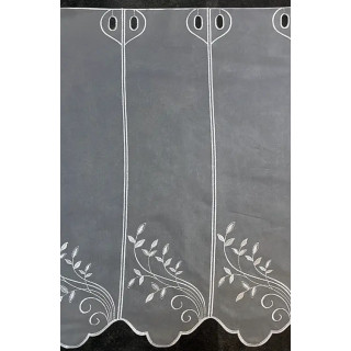 Valletje nr. 580 wit hoogte 61cm | Valletjes gordijnen