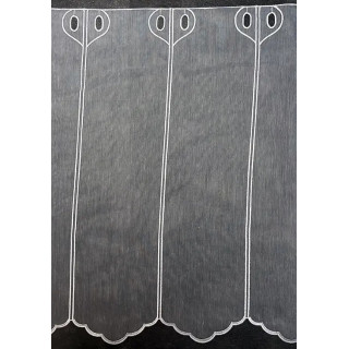 Valletje nr. 590 wit hoogte 61cm | Valletjes gordijnen