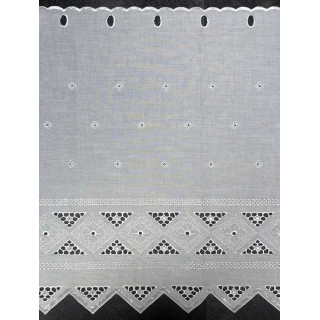 Valletje nr.593 wit hoogte 54cm | Valletjes gordijnen