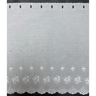 Valletje nr. 148 hoogte 49cm wit | Valletjes gordijnen