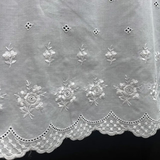 Valletje nr. 148 hoogte 49cm wit | Valletjes gordijnen