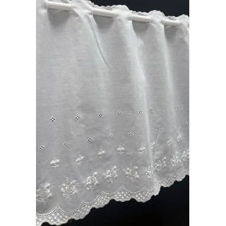 Valletje nr. 148 hoogte 49cm wit | Valletjes gordijnen