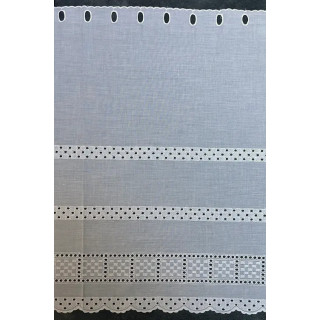 Valletje nr.264 wit hoogte 62cm | Valletjes gordijnen