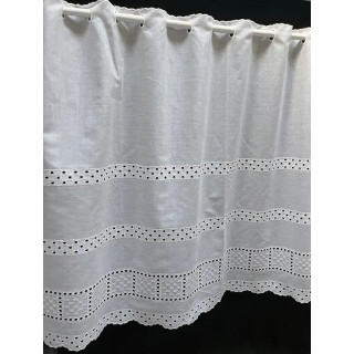 Valletje nr.264 wit hoogte 62cm | Valletjes gordijnen