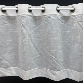 Valletje met ringen nr. 299 offwhite met hoogte 46cm