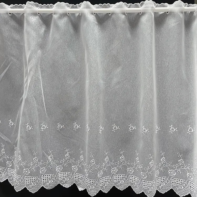 Valletje nr. 322 wit hoogte 60cm | Vitrage valletjes