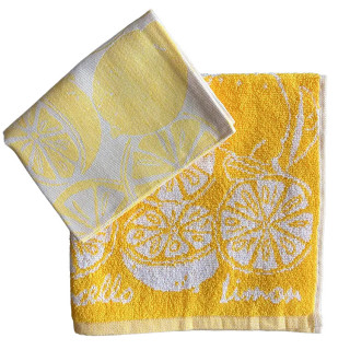 Kracht keukenset Limoncello geel | Theedoek en keukendoek