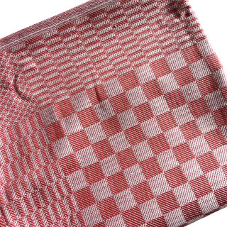 theedoek kleine ruit rood | Kracht