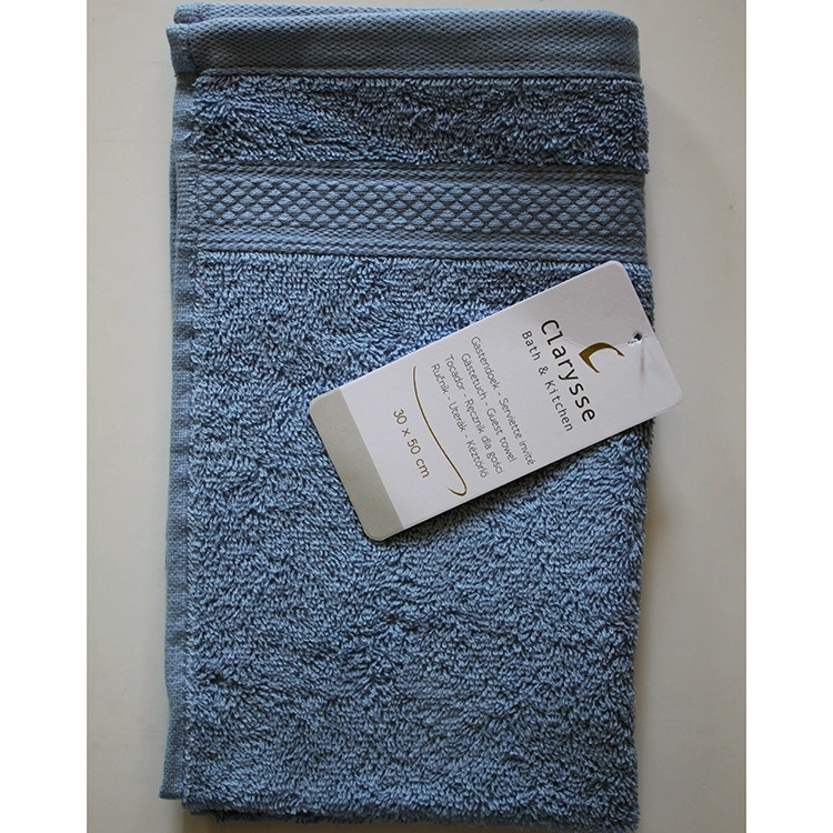 Gastendoekje licht blauw – 100% katoen | Clarysse