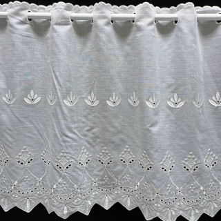 3,7 meter valletje nr.190 off-white hoogte 46cm