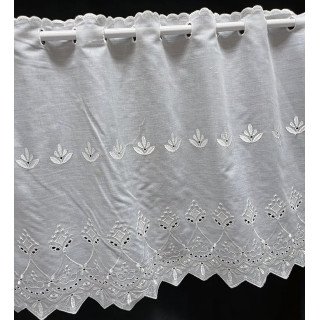 3,7 meter valletje nr.190 off-white hoogte 46cm