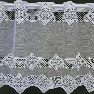Valletje nr.299 hoogte 50cm wit / valletjes gordijnen