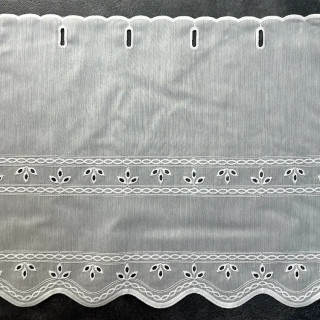 Valletje nr.821 hoogte 35 cm creme | Vitrage valletjes