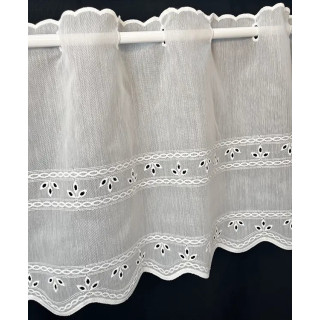 Valletje nr.821 hoogte 35 cm creme | Vitrage valletjes
