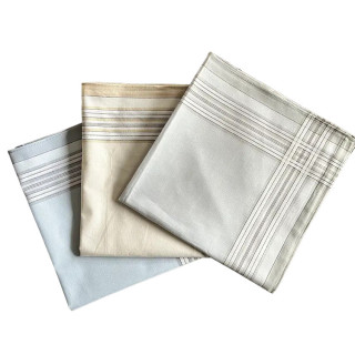 Katoenen heren zakdoeken 6 stuks (nr. 6) | ca. 42x42cm