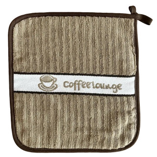 Pannenlap met coffeelounge beige | 100% katoen | Kracht