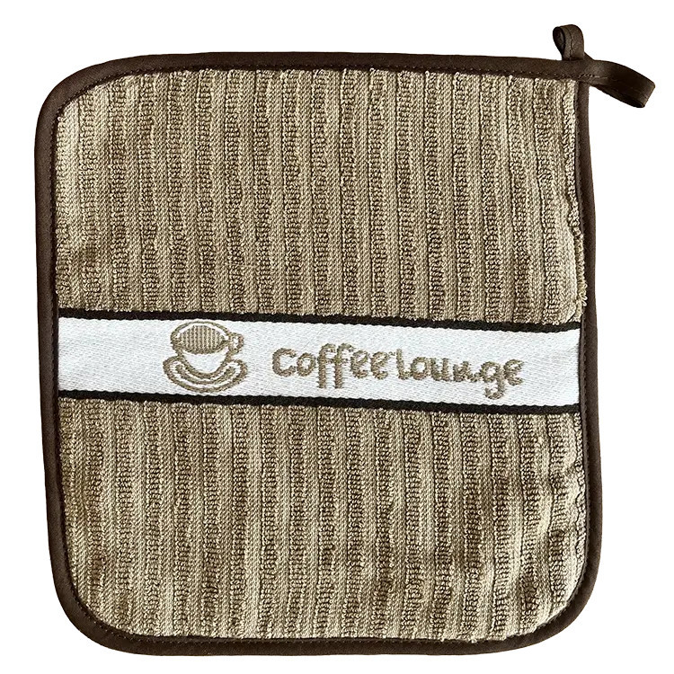 Pannenlap met coffeelounge beige | 100% katoen | Kracht