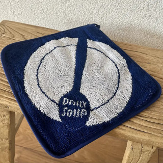 Pannenlap 'Daily Soup' blauw | 100% katoen | Kracht