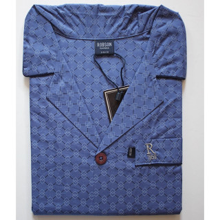 Heren katoenen pyjama jasje